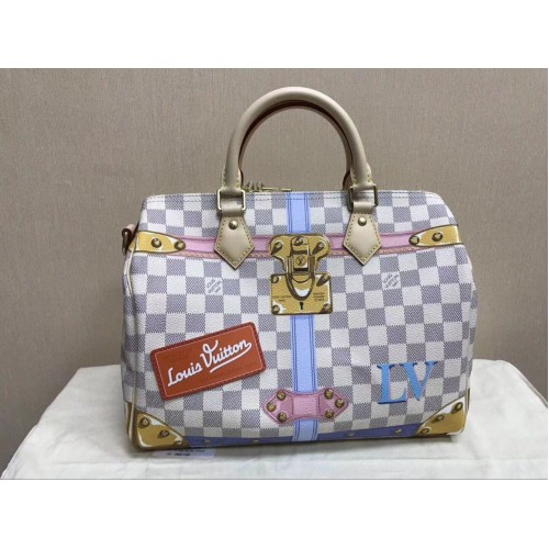 Louis Vuitton Lona Damier Azur original speedy 30 B41112