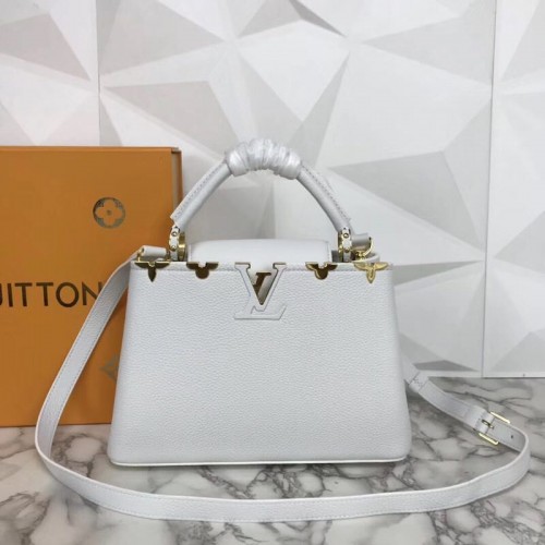 Bolsos Louis Vuitton Original Elegant Capucines BB M94517 Blanco