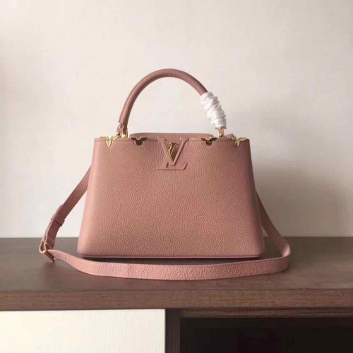 Louis Vuitton Original Elegant Capucines BB Bolsos M94517 rosa