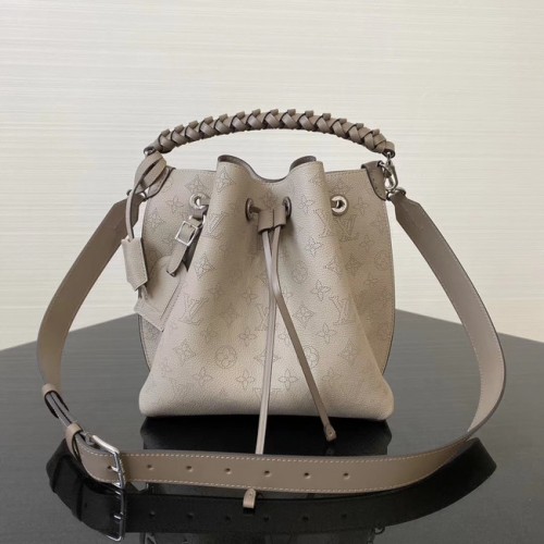 Louis Vuitton Cuero Mahina original MURIA M55800 gris