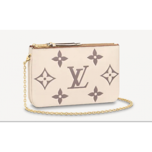 Louis vuitton BOLSILLO DOBLE CREMALLERA M80084 Crema