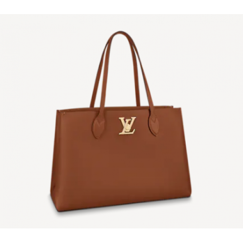 Louis vuitton LOCKME SHOPPER M58927 Marrón Chataigne