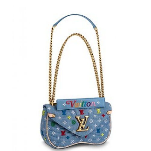 Louis vuitton NEW WAVE Mediano M53692 azul