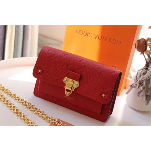 Louis vuitton VAVIN CHAIN WALLET M67841 rojo
