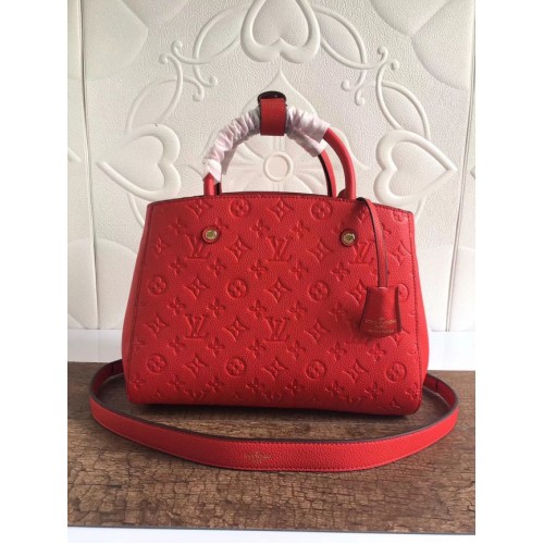 Estampado mongram de louis vuitton MONTAIGNE N41046 rojo