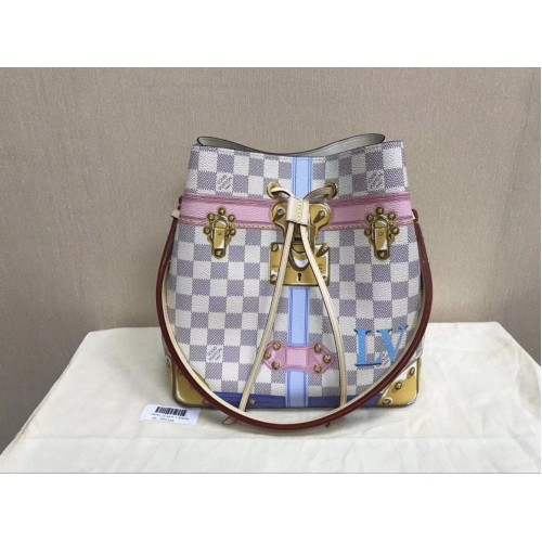 Louis Vuitton Damier Azur Canvas bolso original neonoe M44020