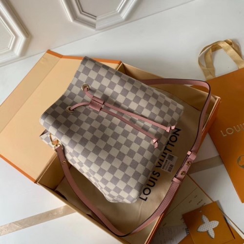 Louis vuitton original Damier Azur NEONOE N44022 rosa