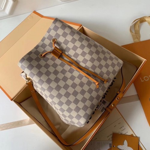 Louis vuitton original Damier Azur NEONOE N44022 amarillo