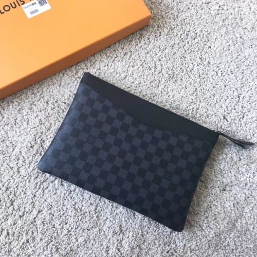 LOUIS VUITTON DAILY POUCH M62048 Lona Damier Grafito original