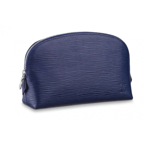 Louis vuitton original Epi Leather COSMETIC POUCH PM M52030 Indigo