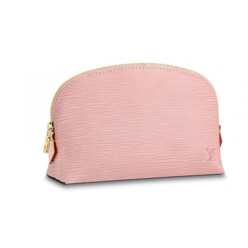 Louis vuitton original Epi Leather COSMETIC POUCH PM M52030 rosa Rose Ballerine