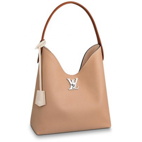 Louis vuitton original LOCKME HOBO M44330 Beige