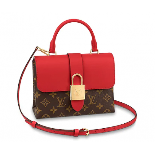 Louis vuitton original LOCKY BB M44080 Coquelicot Rojo