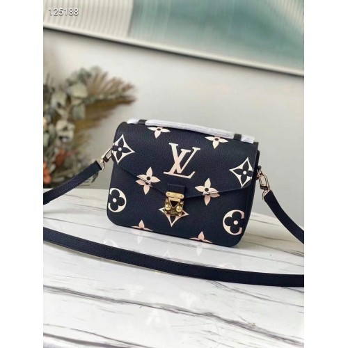 Louis vuitton Bolso original Louis Vuitton CRAFTY POCHETTE METIS M45596 Negro