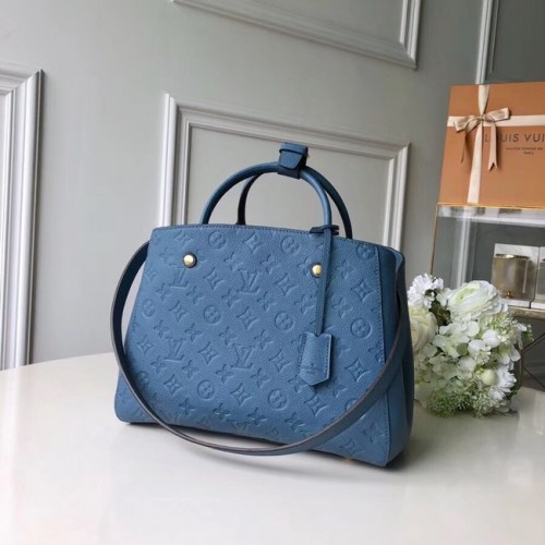 Louis vuitton original MONTAIGNE MM M44311 azul