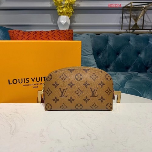 Louis vuitton original Monogram COSMETIC POUCH PM M52030 amarillo