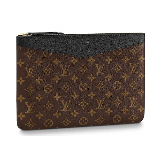 Louis vuitton Original Monogram Canvas DAILY POUCH M62048 negro