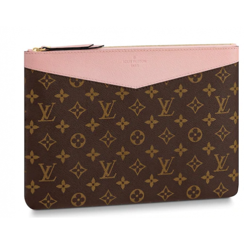 Louis vuitton Original Monogram Canvas DAILY POUCH M62048 rosa
