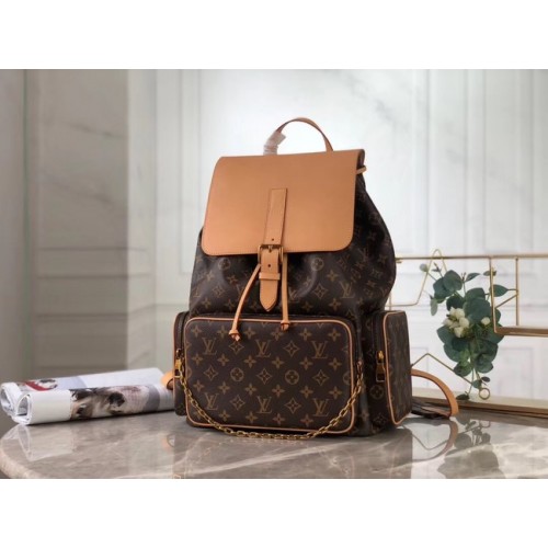 Mochila grande de lona con monograma original de Louis vuitton M44658