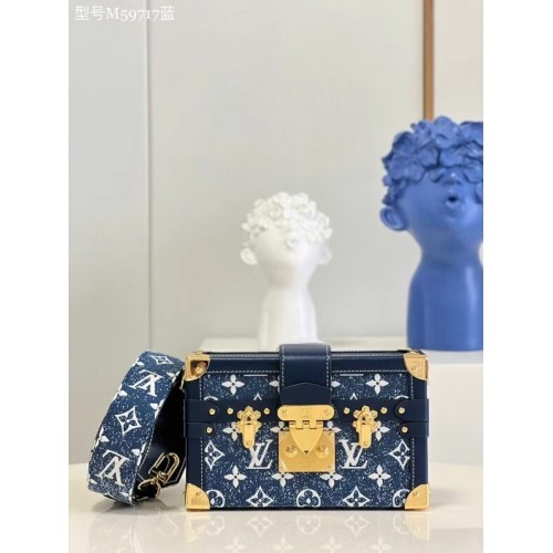 Louis vuitton original PETITE MALLE M59717 azul