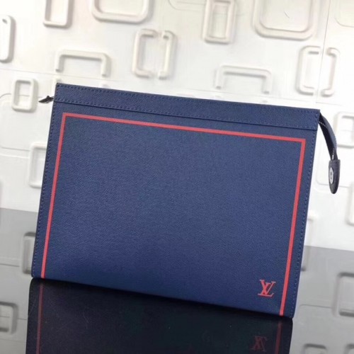 Louis vuitton POCHETTE VOYAGE MM M30577 azul original