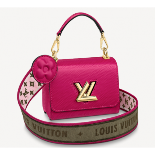 Louis vuitton original TWIST MM M57050 Agathe Rose Rosa