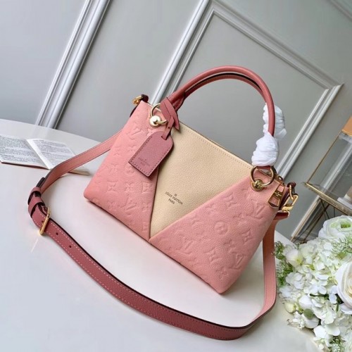 Louis vuitton original V TOTE BB M44397 Rosa y beige