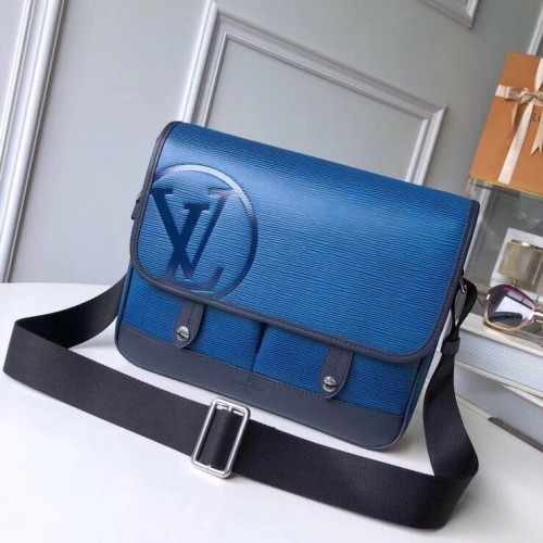 Louis vuitton cuero original M53494 azul