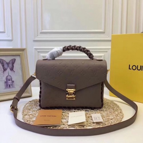 Louis vuitton original mongram estampado POCHETTE METIS M43941 GRIS