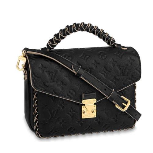 Louis vuitton original mongram estampado POCHETTE METIS M43942 Negro
