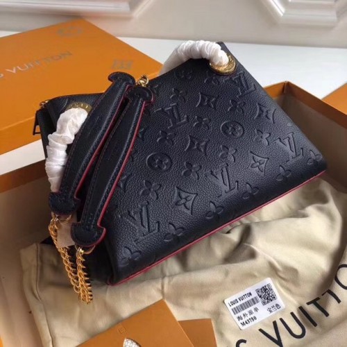 Louis vuitton original mongram empreinte PONTHIEU BB M43750 Azul marino