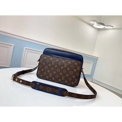 Louis vuitton original monogram canvas Shoulder Bag M51478 azul