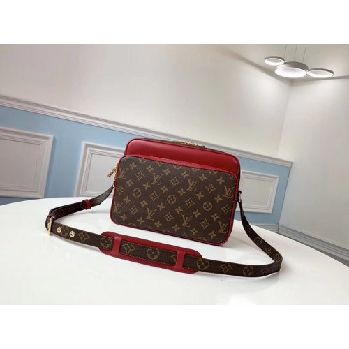 Louis vuitton original monogram canvas Shoulder Bag M51478 rojo
