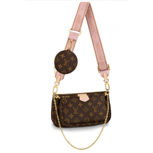 Bolso de hombro de lona con monograma original de Louis vuitton MULTI-POCHETTE ACCESSOIRES M44813