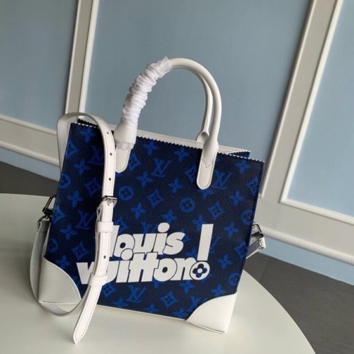 Bolso tote original louis vuitton M46113 azul