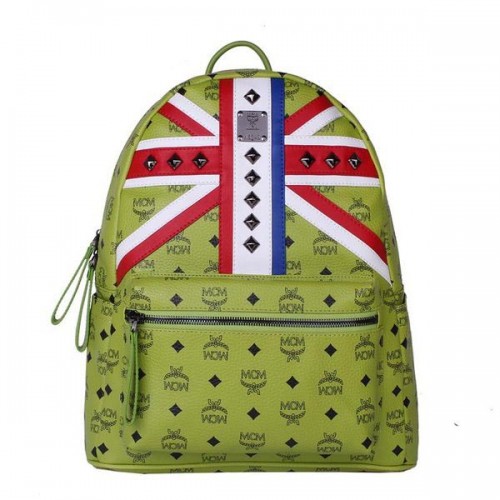MCM Mochila Mediana Bandera del Reino Unido MC5173 Verde