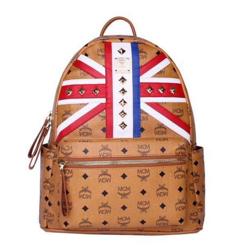 MCM Mochila Mediana Bandera del Reino Unido MC5173 Trigo