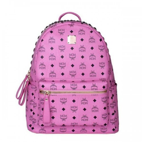 Mochila MCM Medium Top Studs MC4232 Rosy