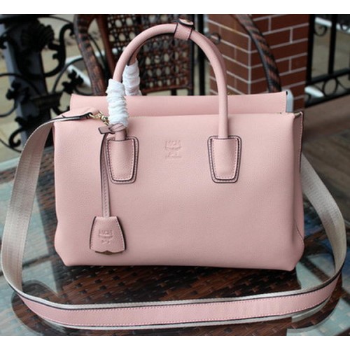 MCM Bolso Tote Milla Piel De Becerro MCM1180 Rosa Claro