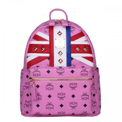 MCM Mochila pequeña con la bandera del Reino Unido MC5173S Rosy