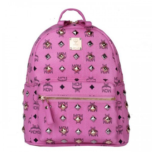 Mochila pequeña con tachuelas Stark de MCM MC2089S Rosy