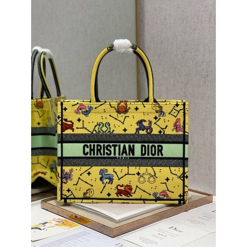 BOOK TOTE DIOR MEDIANO Bordado M1296ZRUV-5