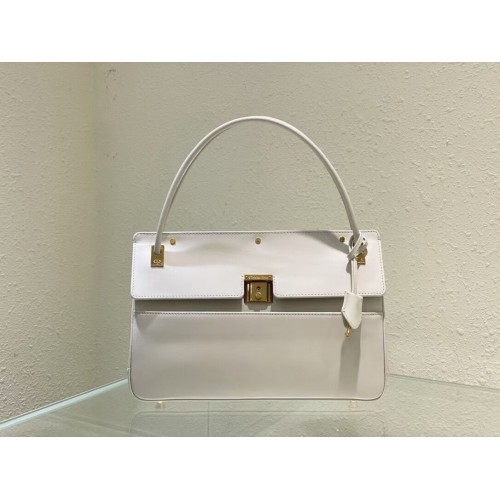 Bolso de hombro DIOR MEDIUM Piel de becerro C0701 blanco