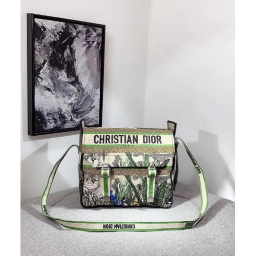 BANDOLERA TAS DIOR OBLIQUE DIORCAMP M1291VRIS verde