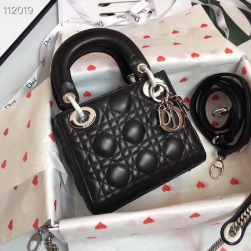 MINI LADY DIOR-TAS VAN LAMSLEER CAL44500 negro