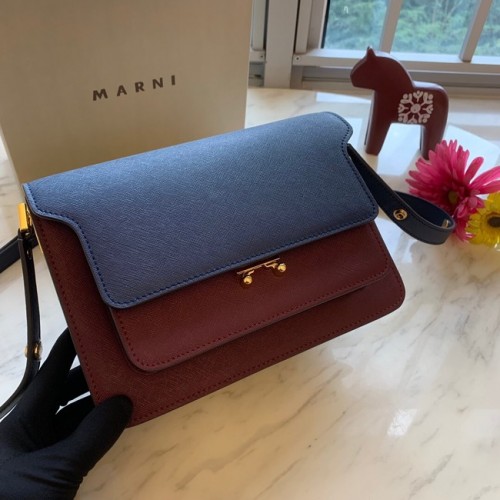 Bolso Marni Original De Piel De Becerro 35068-10