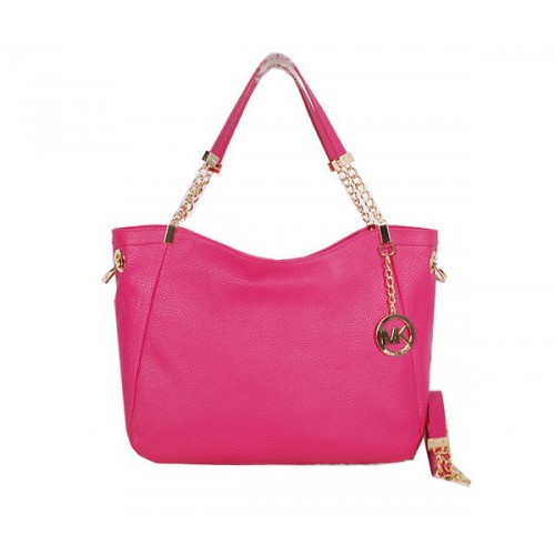 Michael Kors Jet Set Bolso de viaje Granulado Cuero MK0913 Rosa