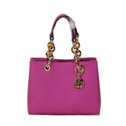 Michael Kors Jet Set Bolso De Viaje Cuero Original MK0619 Rosa