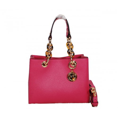 Michael Kors Jet Set Bolsa de Viaje Piel Saffiano MK0917 Rosa