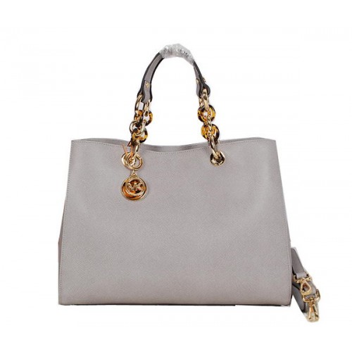 Michael Kors Jet Set Bolso de viaje Cuero Saffiano MK8860 Gris